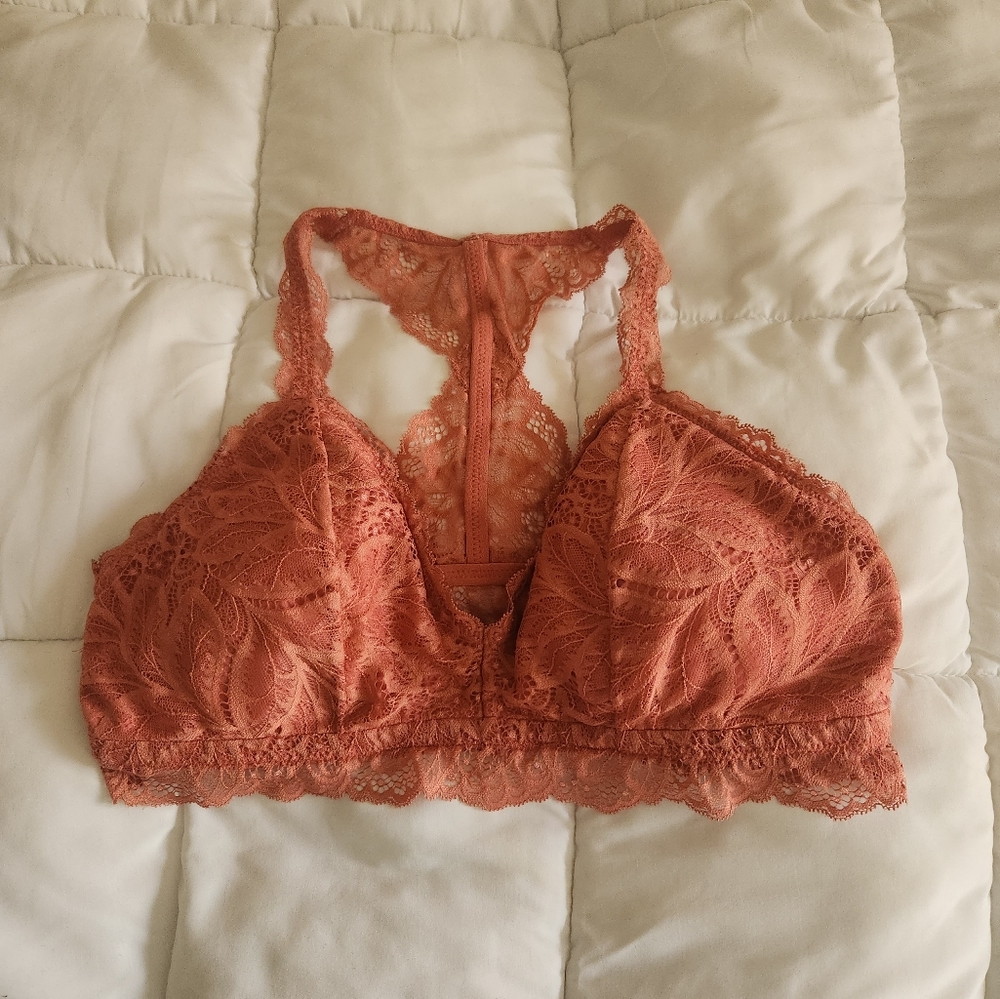Salmon Racerback Bralette | AUDEN